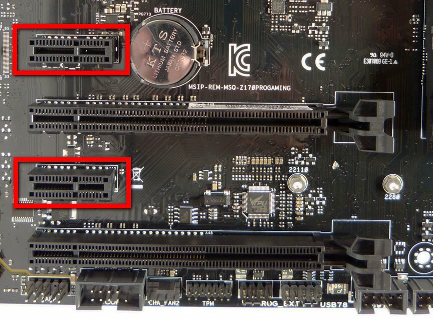 Слот PCI-E x1