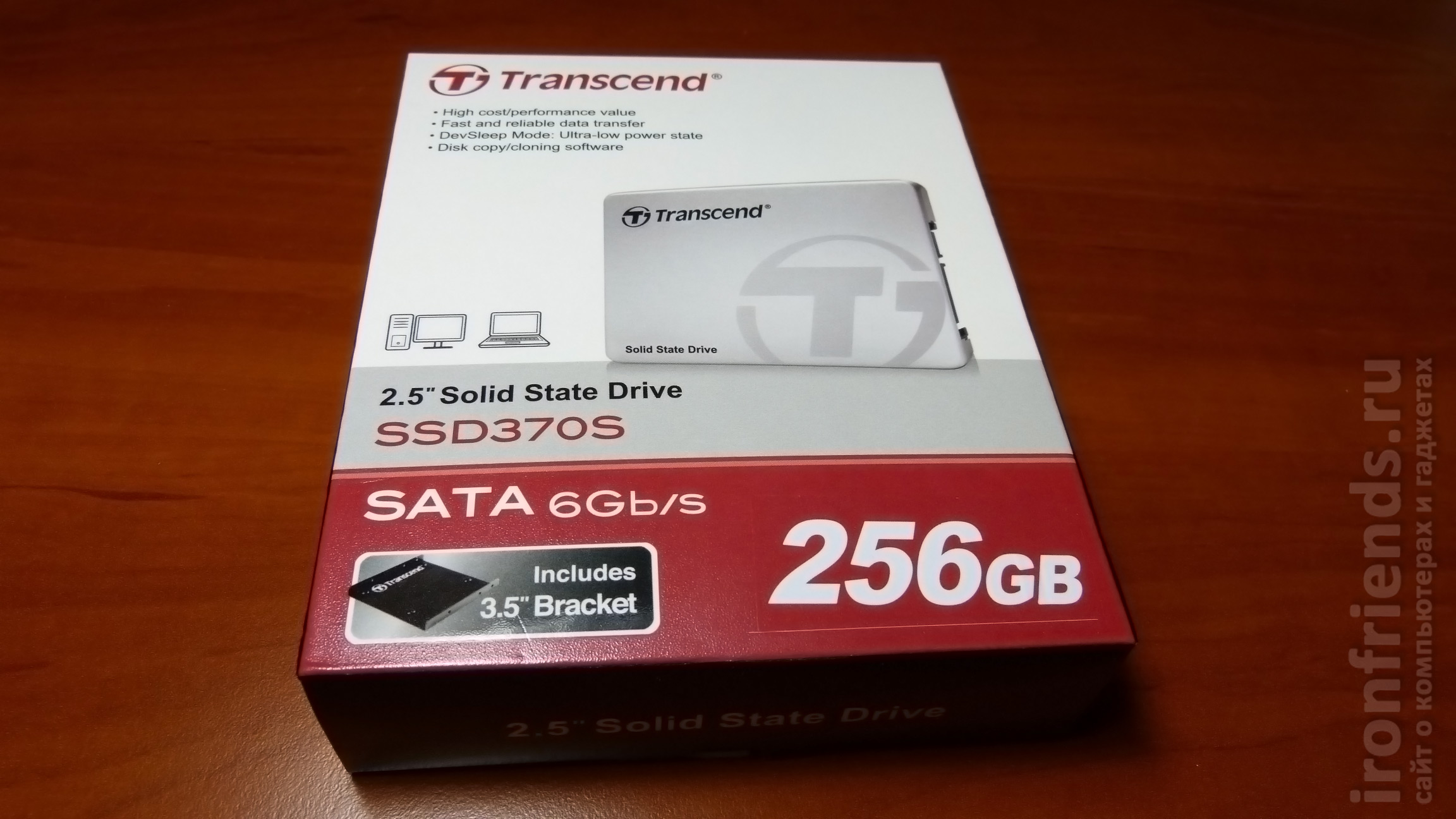 Упаковка Transcend SSD370S