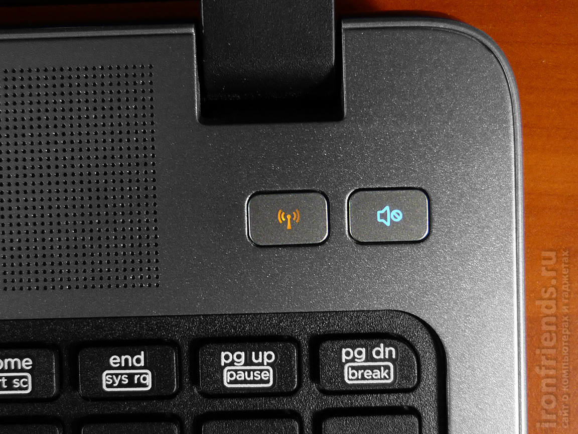 Кнопки Wi-Fi и звук HP ProBook 450
