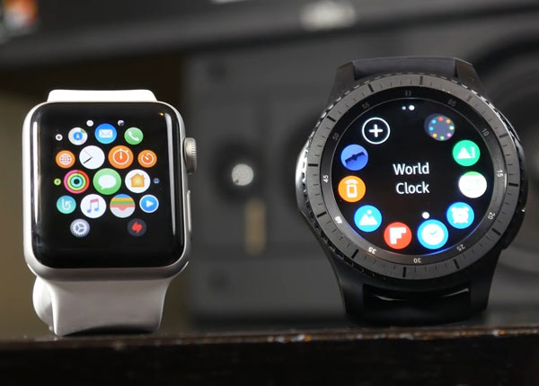 Samsung Watch и Apple Watch