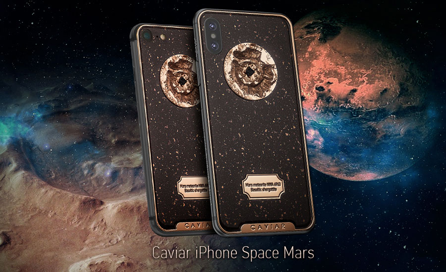 Caviar iPhone X Space Mars