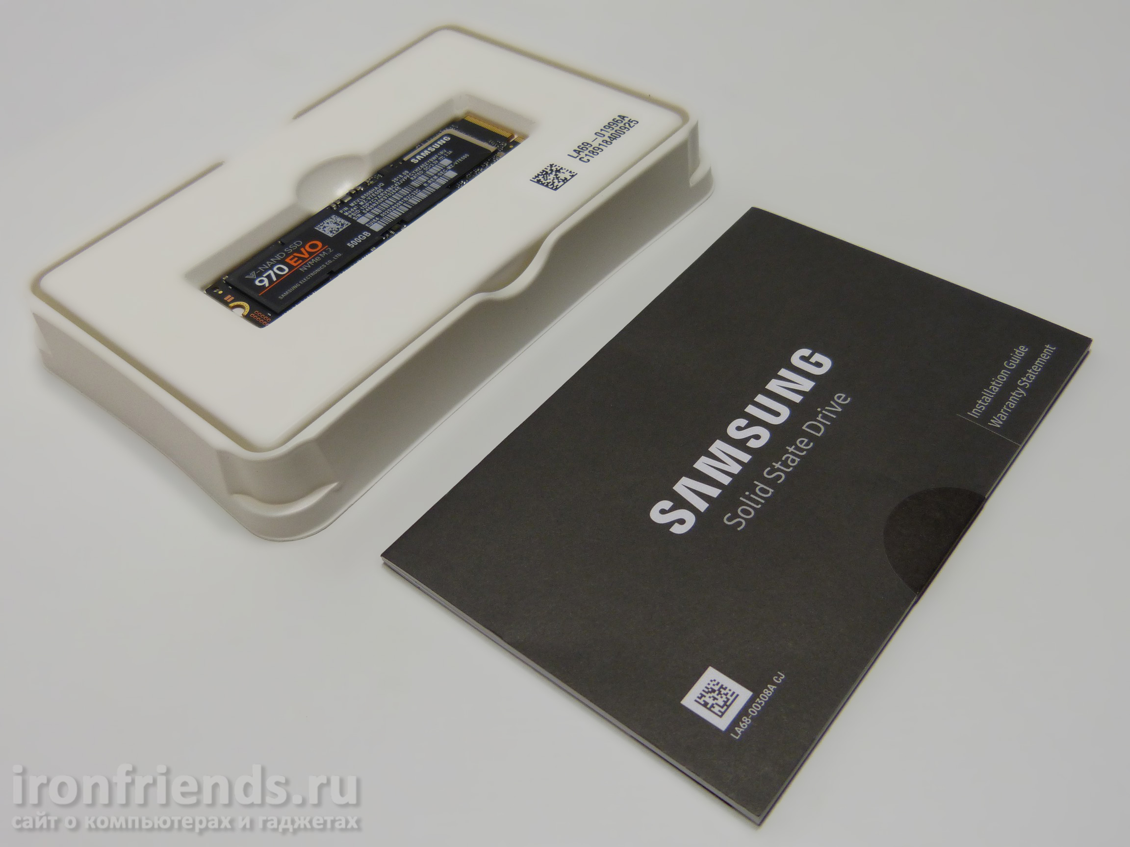 Комплектация Samsung 970 Evo
