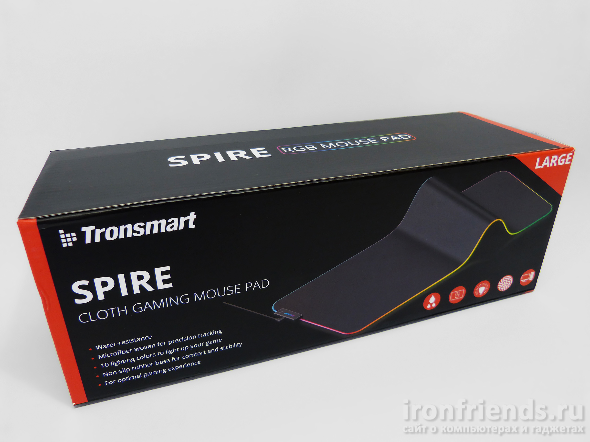 Упаковка Tronsmart Spire RGB Mouse Pad