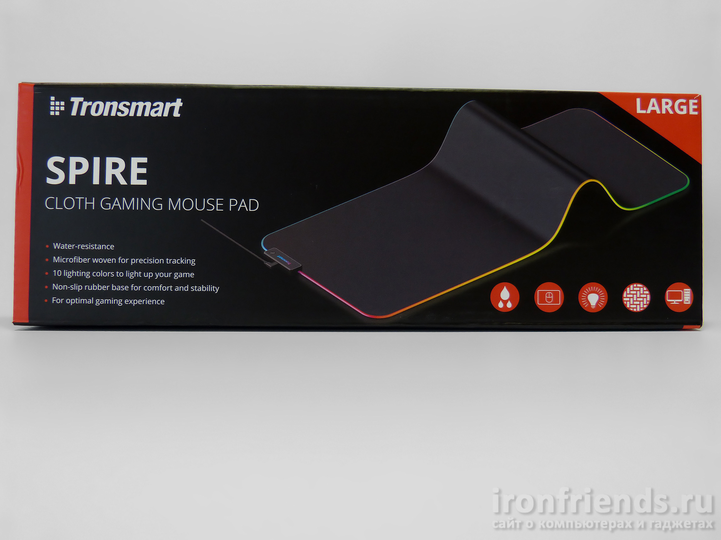 Особенности Tronsmart Spire RGB Mouse Pad