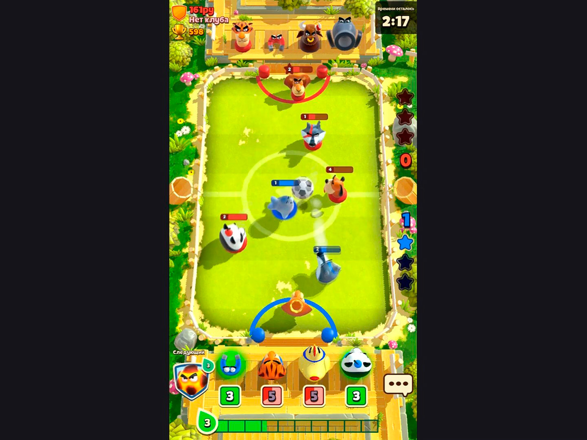 Скриншот из игры Rumble Stars Soccer