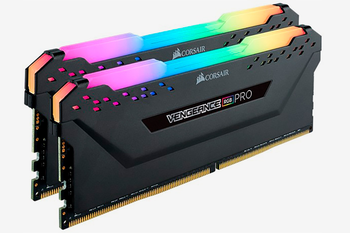 Оперативная память Corsair Vengeance RGB Pro DDR4 2x8Gb (CMW16GX4M2A2666C16)