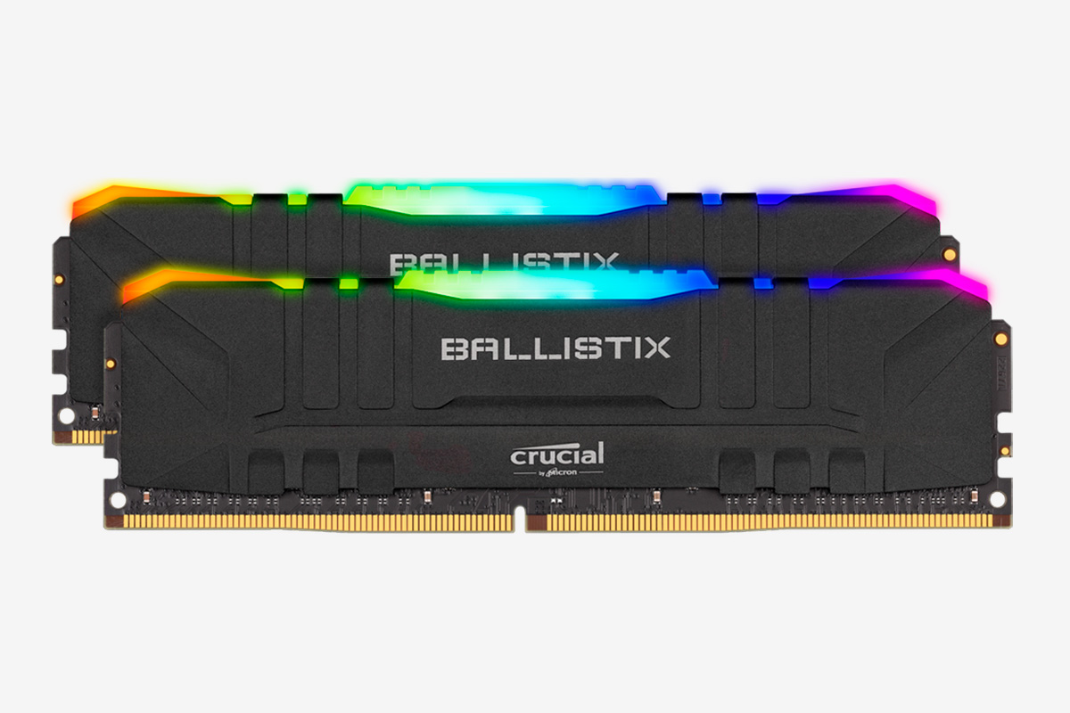 Оперативная память Crucial Ballistix RGB DDR4 2x8Gb (BL2K8G30C15U4BL)
