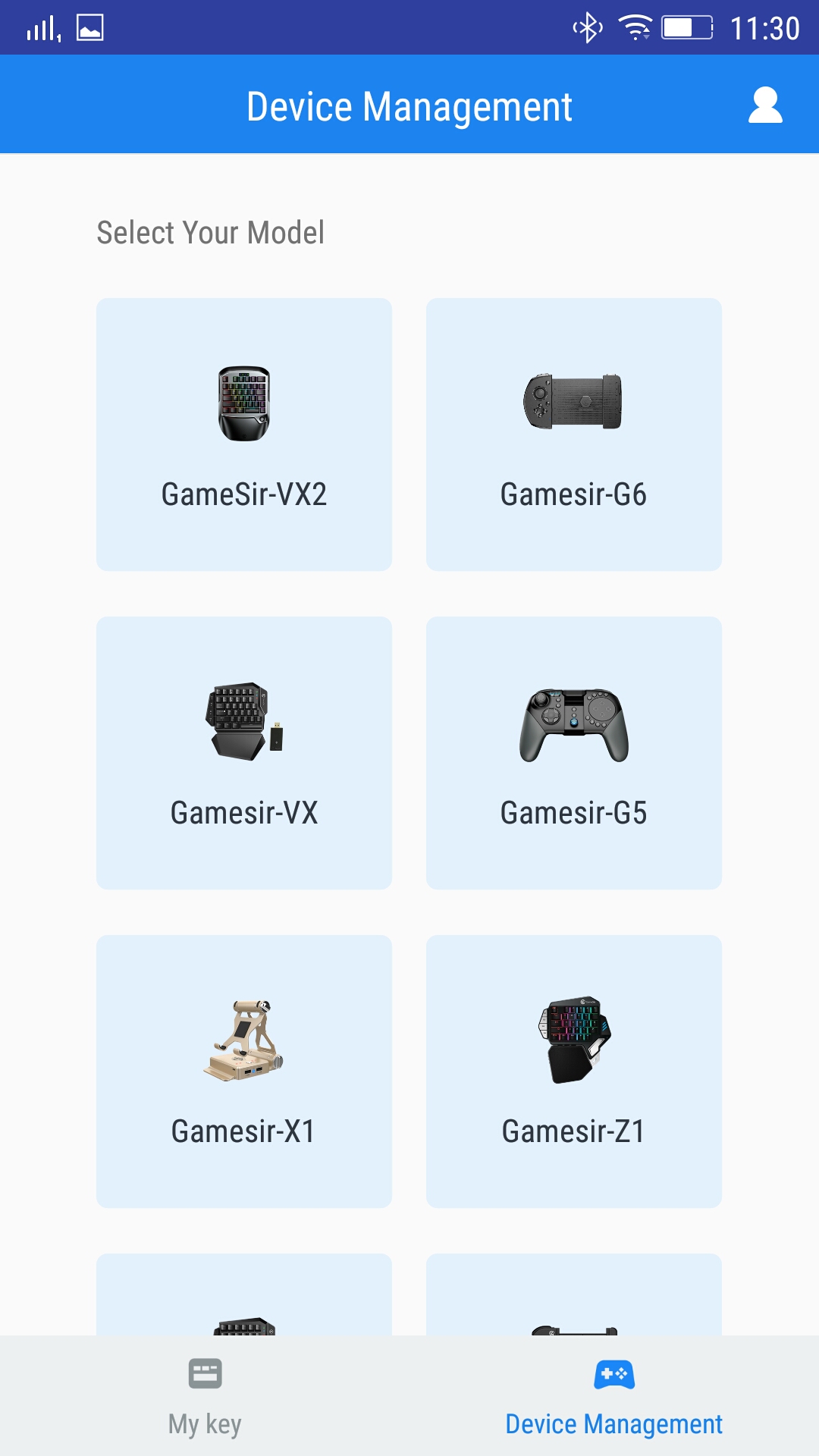 Приложение G-Crux для GameSir VX2