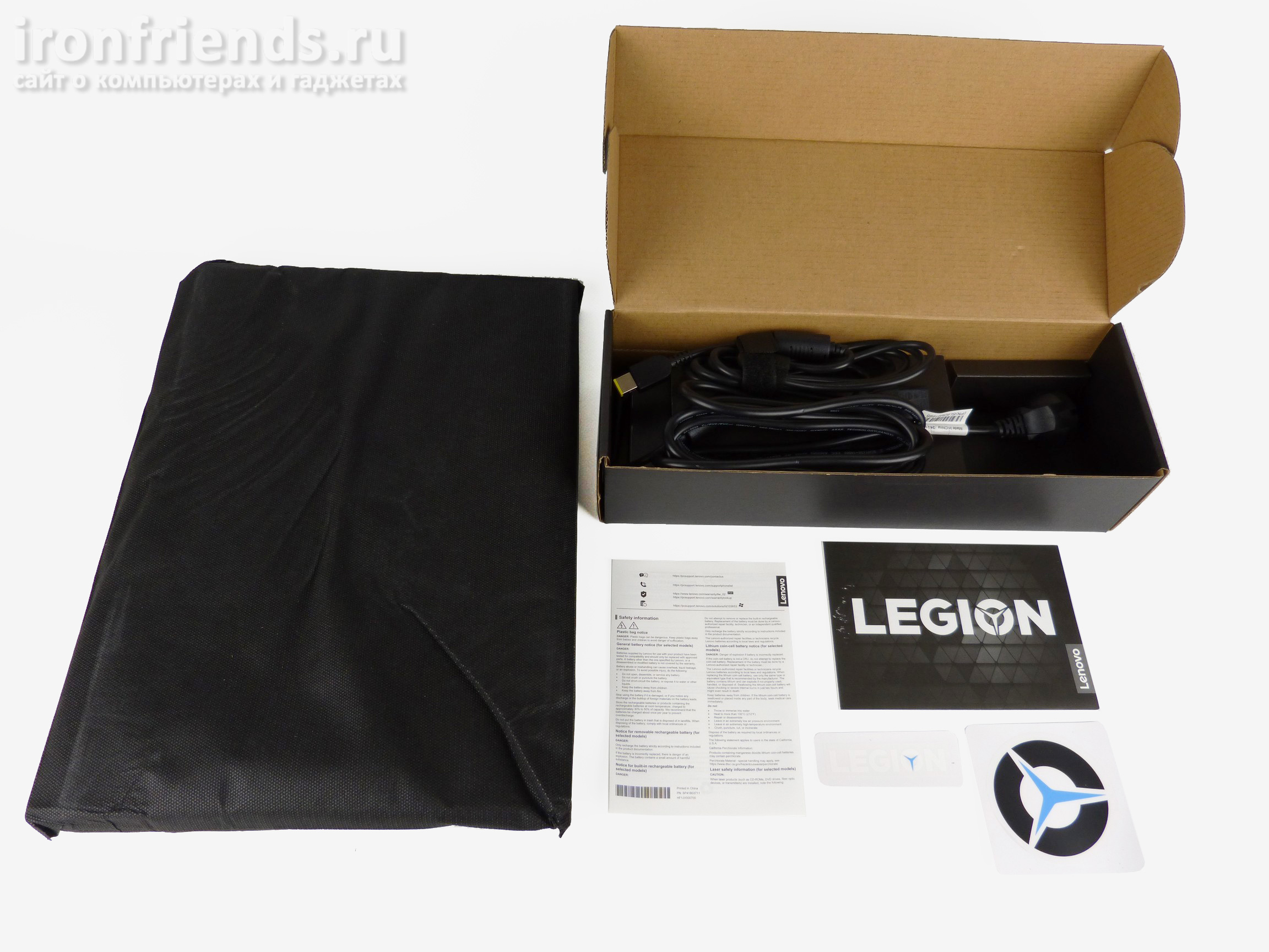 Комплектация Lenovo Legion 5 Pro