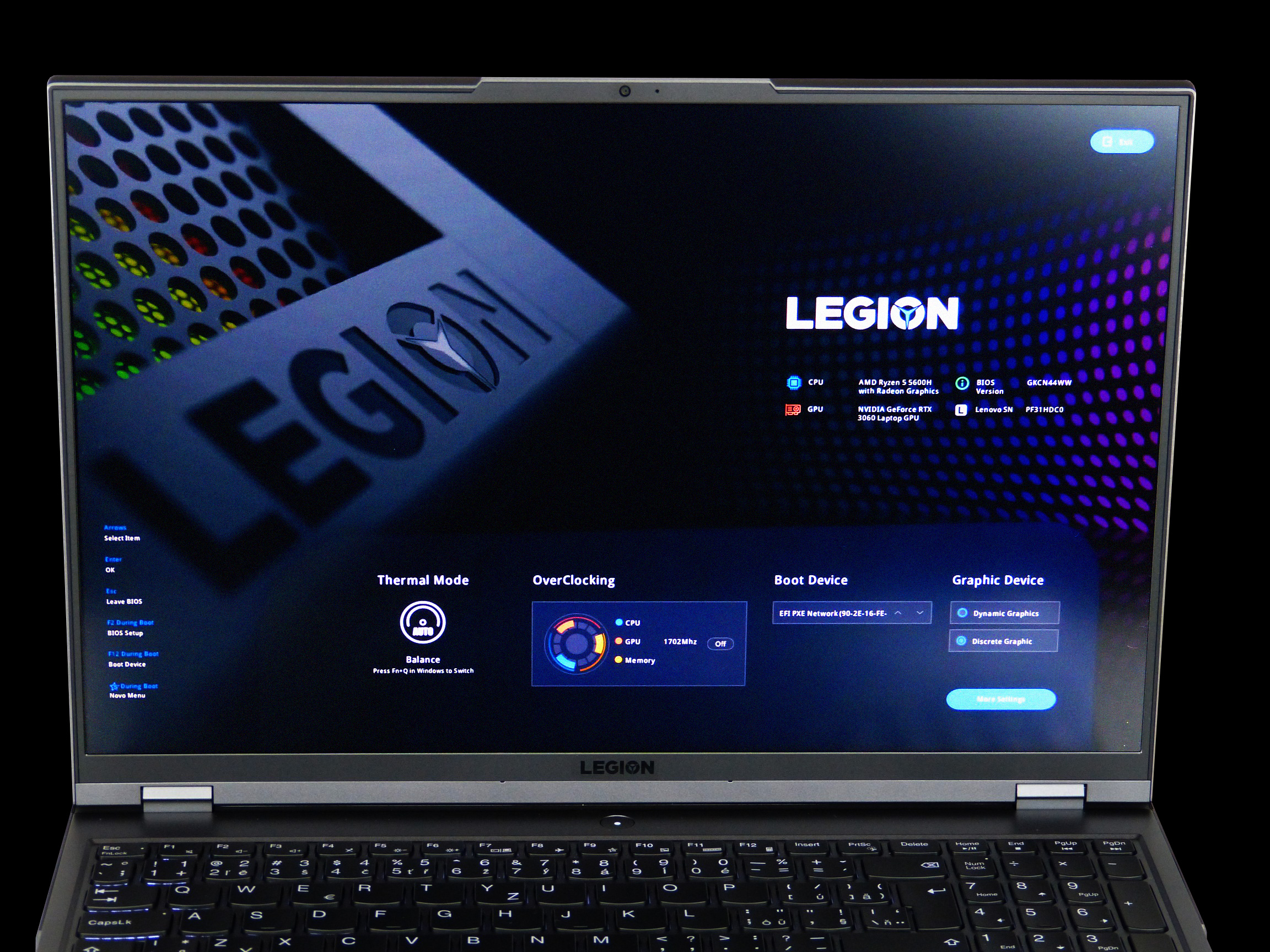 Экран Lenovo Legion 5 Pro