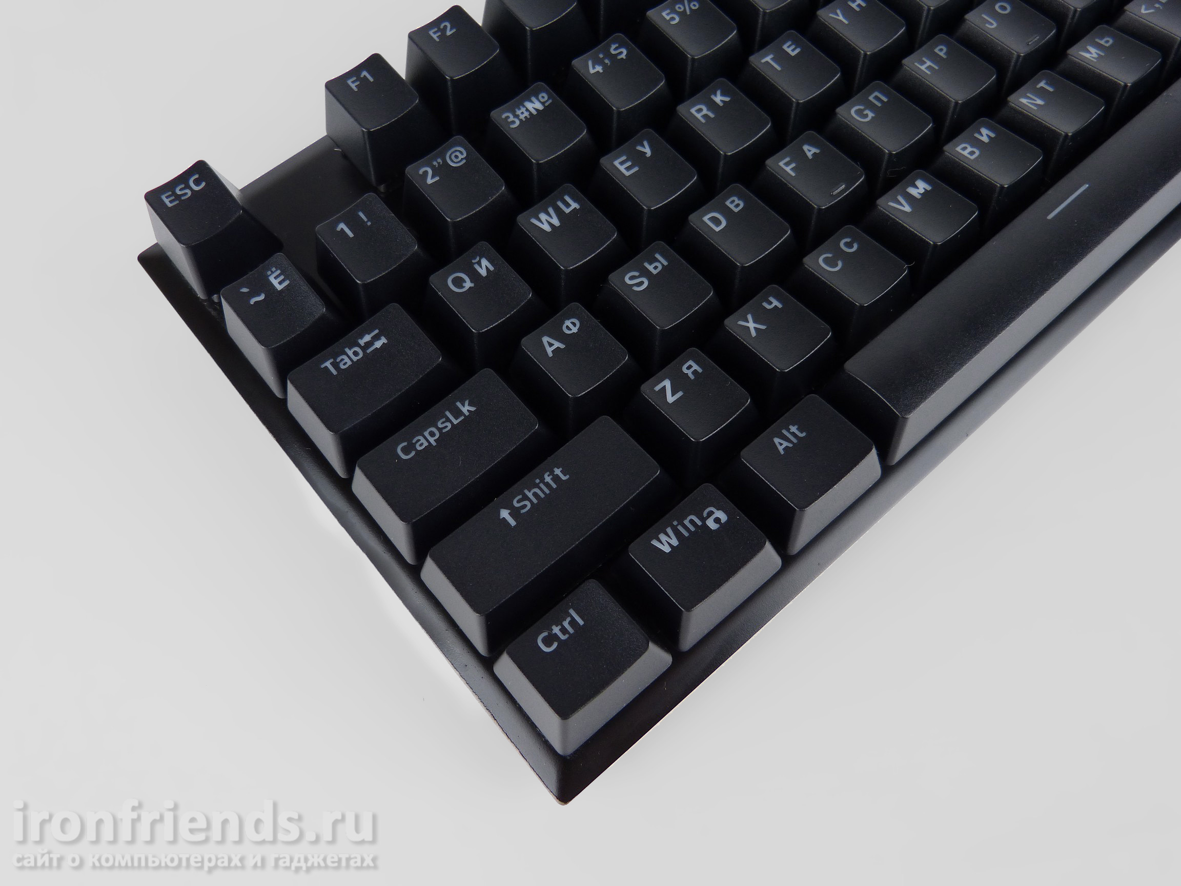 Кейкапы Hator First Ukrainian PBT Keycaps UKR/ENG/RU Black (HTS-135)