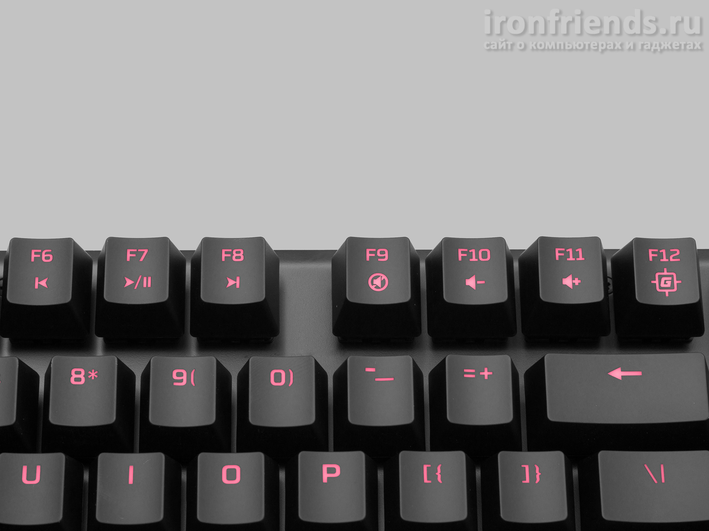 Мультимедийные клавиши на клавиатуре HyperX Alloy FPS Pro